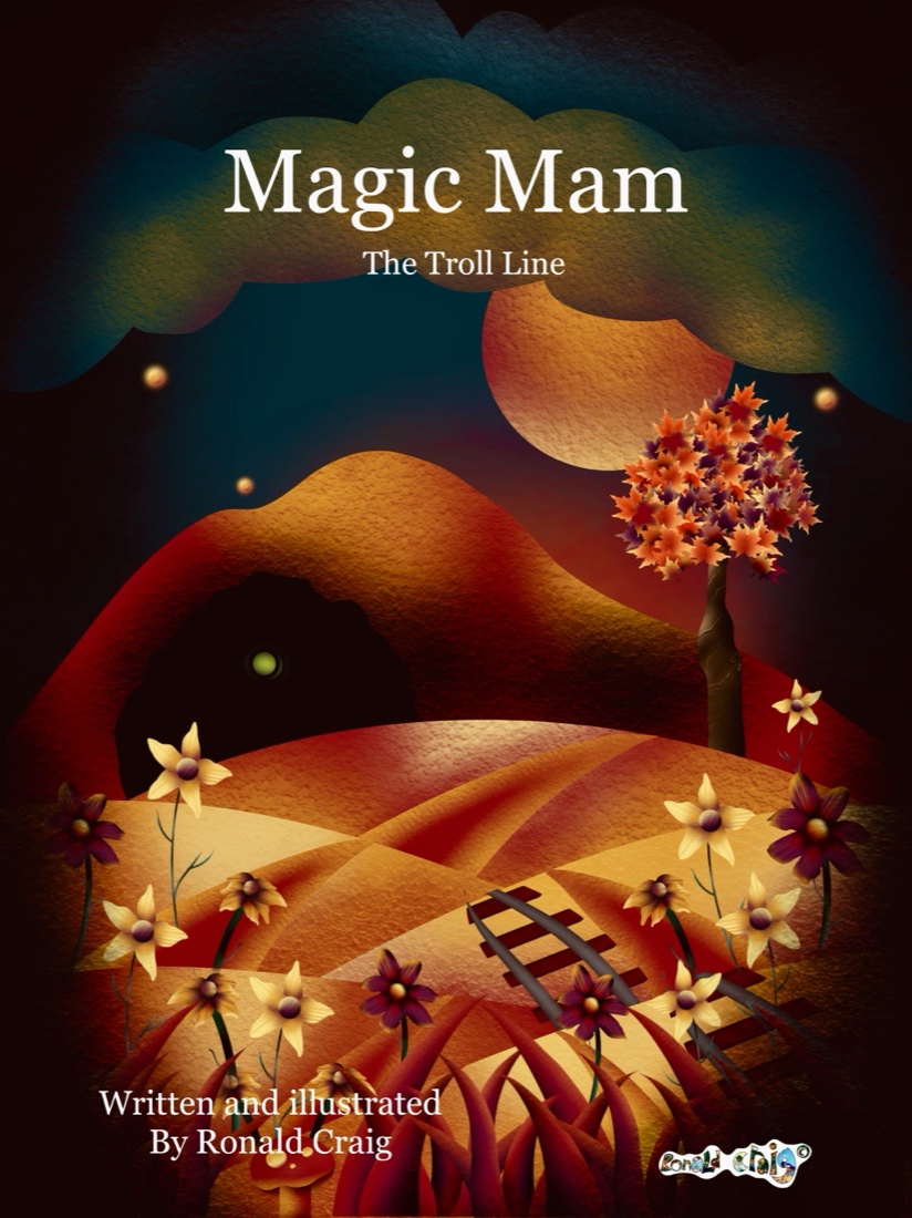 Magic Mam — The Troll Line, book cover
